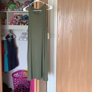 Green dress Time and Tru XXL